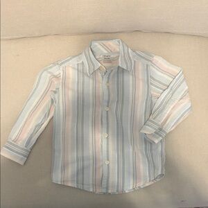 Carter's Multicolor Striped Button Down Shirt